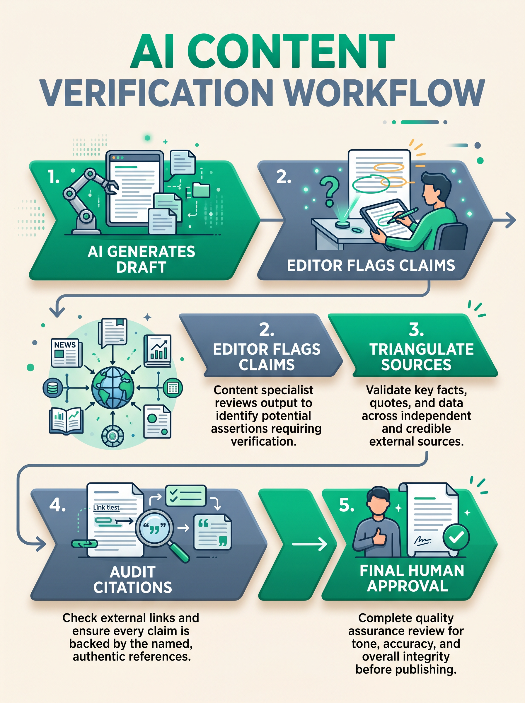 AI Content Verification Workflow
