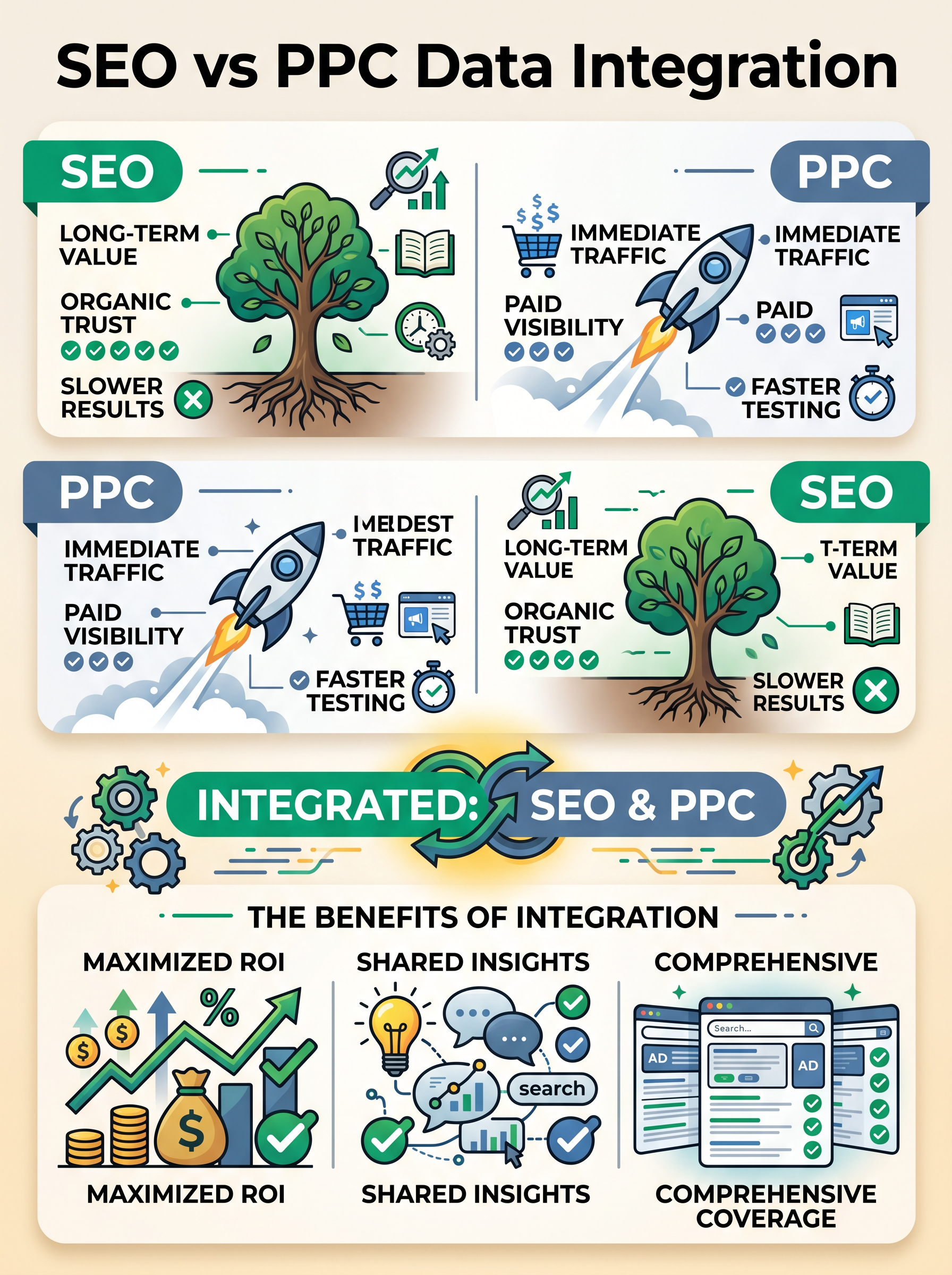 SEO vs PPC Data Integration